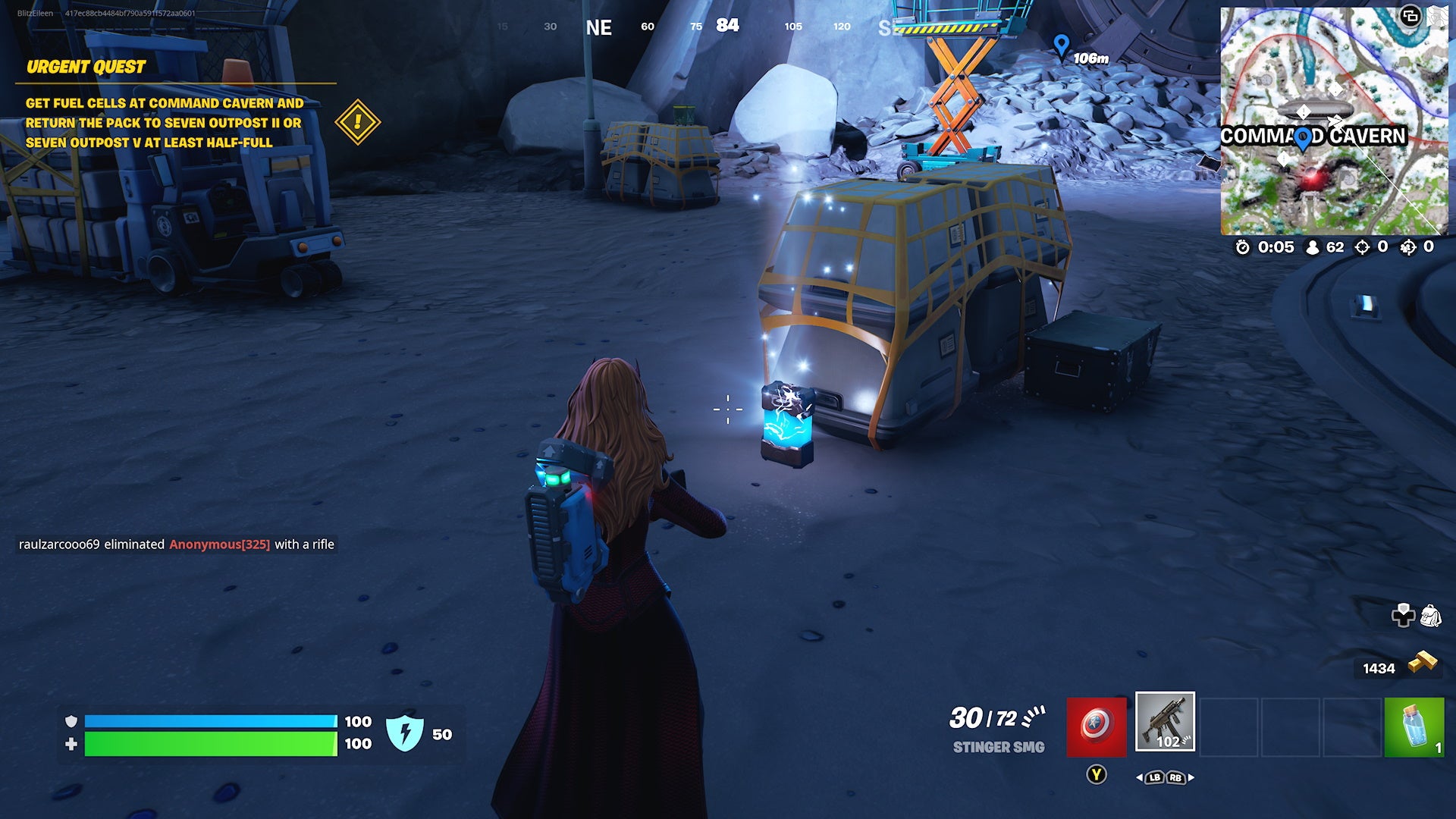 Fortnite Fuel Cell locations, how to equip a backpack and collect Fuel